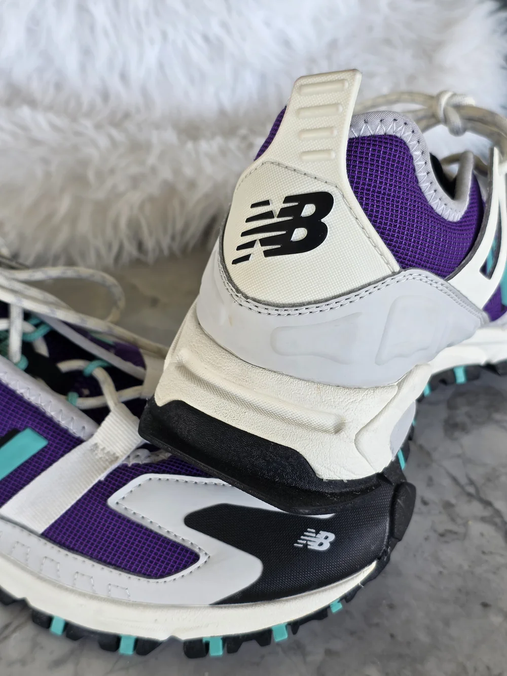 New Balance Purple & Teal Trail Sneakers - Picture 4 of 7